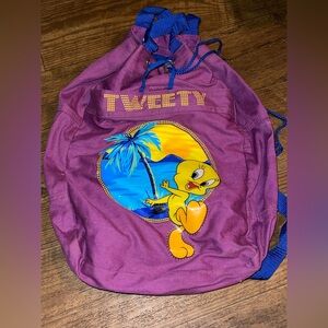 Tweety Drawstring Backpack